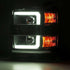 AlphaRex PRO-Series Projector Headlights Plank Style Black for 15-19 Chevy 2500HD 880224