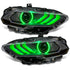 Oracle Lighting Dynamic ColorSHIFT LED Headlights - Black Series for 18-23 Ford Mustang 8204-332