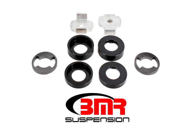 BMR 15-17 S550 Mustang Cradle Bushing Lockout Kit Level 1 - Black