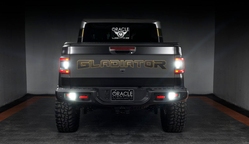 ORACLE Lighting Rear Bumper LED Reverse Lights for Jeep Gladiator JT - 6000K 5878-504
