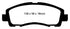 EBC 09-14 Acura TL 3.5 Redstuff Front Brake Pads