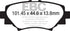 EBC 14+ Mazda 3 2.0 (Japan Build) Greenstuff Rear Brake Pads