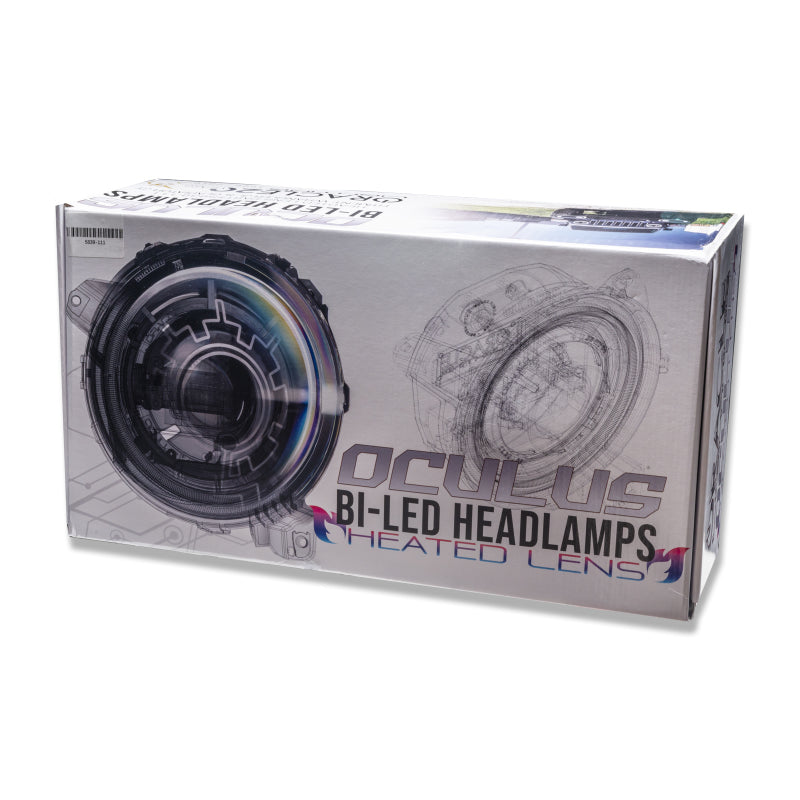 ORACLE Lighting Oculus Bi-LED Projector Headlights for 18-22 Jeep Wrangler JL / 20-22 Jeep Gladiator JT 5839-111