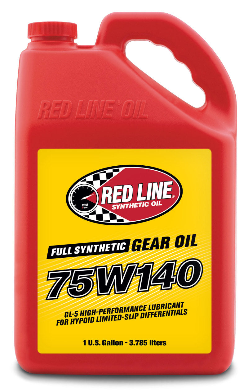 Red Line 75W140 Synthetic Gear Oil GL-5 (Set of 4 x 1 Gallon) 57915