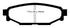 EBC 12+ Subaru BRZ 2.0 (solid rear rotors) Ultimax2 Rear Brake Pads