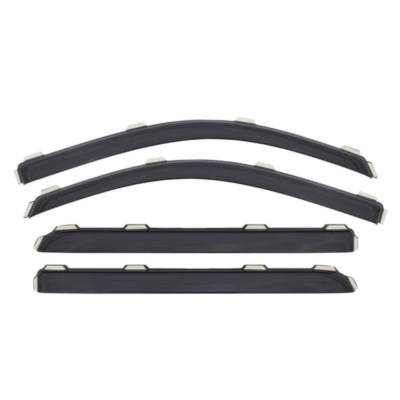 AVS 15-18 Chrysler 200 Ventvisor In-Channel Front & Rear Window Deflectors 4pc - Smoke