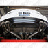 MBRP V8 6.2L 6spd 3" T409 Race Dual Cat Back w/4.5" Quad Dual Wall Tips For 16 Chevy Camaro S7033409