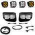 Baja Designs Squadron SAE/Sport Amber Fog Pocket Light Kit Ford F-250/350 Super Duty 20-22 (Upfitter) - 447739UP