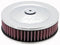 K&N Round Air Filter Assembly, Air Cleaner 2-5/8in Flange 7in Diameter 3in Height w/ Vent 60-1030