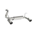 MBRP Dual Rear Exit 2.5"Axle Back AL Exhaust For 18+ Jeep Wrangler (JL) 2-DR/4-DR 3.6L V6 S5529AL