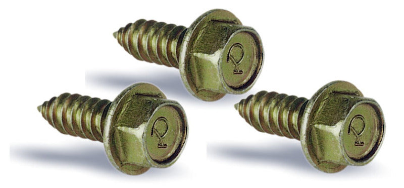 Moroso Wheel Rim Screws - Grade 8 Steel - Gold Iridite Finish - 35 Pack 90100