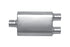 Gibson MWA Superflow Center/Dual Oval Muffler - 4x9x14in/3in Inlet/2.5in Outlet - Stainless