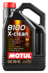 Motul 5L Synthetic Engine Oil 8100 5W40 X-CLEAN C3 -505 01-502 00-505 00-LL04