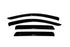 AVS 08-18 Dodge Journey Ventvisor Outside Mount Window Deflectors 4pc - Smoke