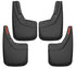 Husky Liners 14-17 Chevy Silverado 1500 / 15-16 Silverado 2500 HD Front and Rear Mud Guards - Black