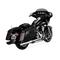 Vance & Hines HD Dresser 17-22 Twin Slash Round Chrome Slip-On Exhaust