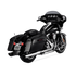 Vance & Hines HD Dresser 17-22 Twin Slash Round Chrome Slip-On Exhaust