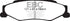 EBC 03-04 Cadillac XLR 4.6 Yellowstuff Rear Brake Pads