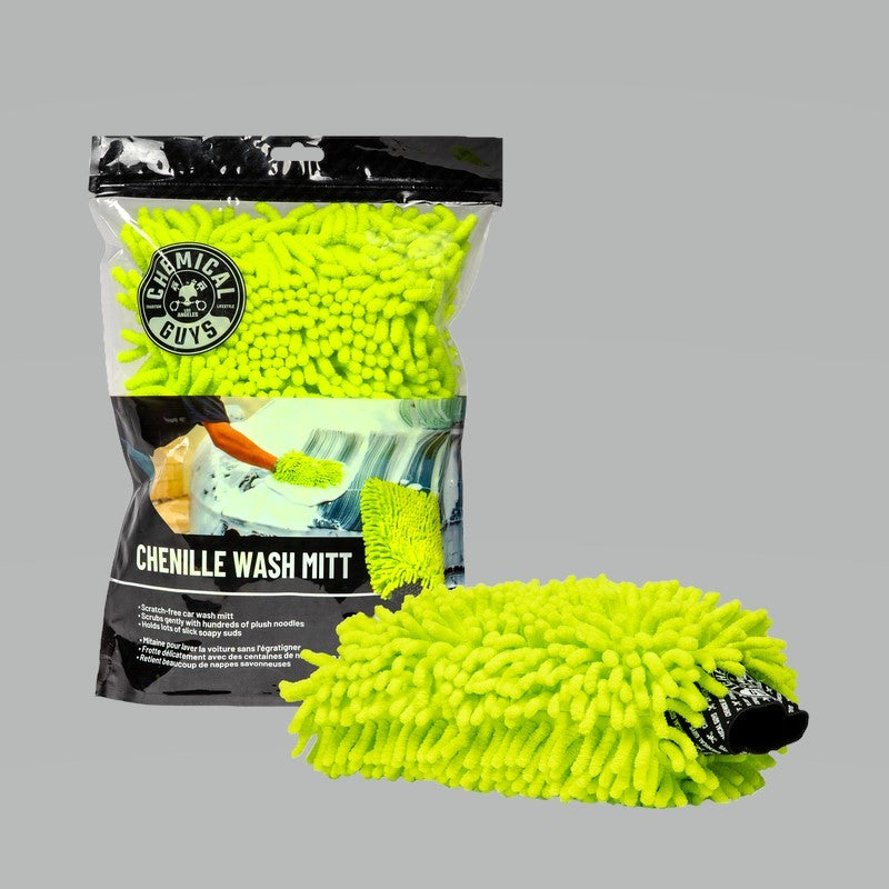 Chemical Guys Chenille Premium Scratch-Free Microfiber Wash Mitt (Set of 12) MIC493