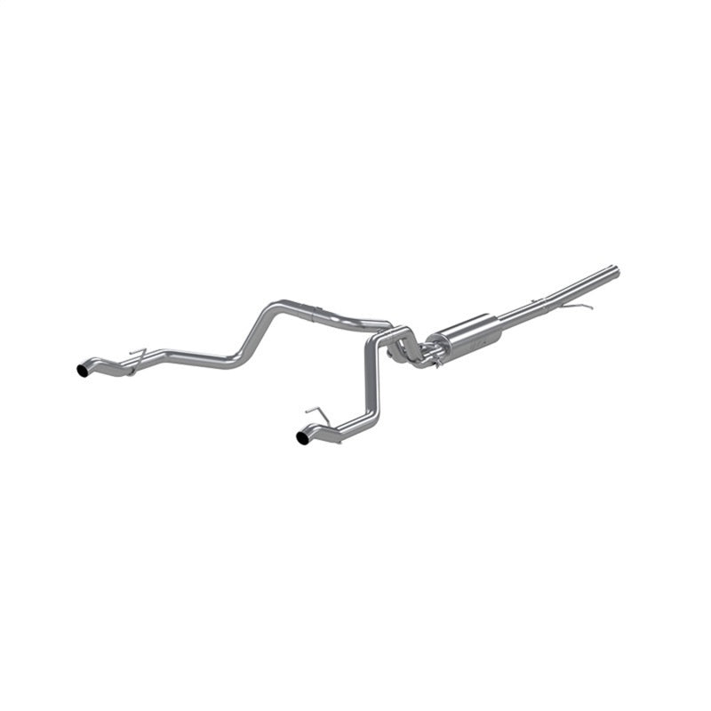MBRP 2.5" Cat Back, Dual Rear AL, 2019 Chevrolet Silverado 1500 4.3L/5.3L S5085AL