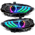 Oracle Lighting Dynamic ColorSHIFT LED Headlights - Black Series for 18-23 Ford Mustang 8204-332