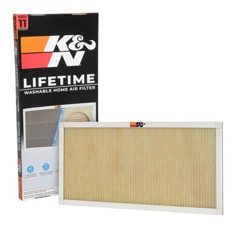 K&N 12 X 24 X 1, MERV 11 HVAC Filter - HVC-11224