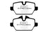 EBC 10+ Mini Countryman 1.6 Cooper Redstuff Rear Brake Pads