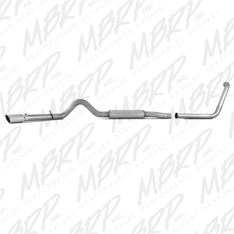 MBRP 4"Turbo Back Single Side (Stock Cat) AL Exit For 03-05 Ford Excursion 6.0L S6216AL