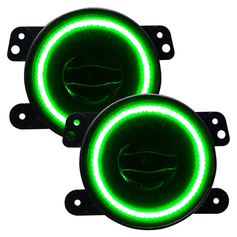 ORACLE Lighting High Performance Dynamic ColorSHIFT 20 W LED Fog Lights for Jeep JK/JL/JT 5846-332