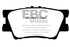 EBC 13+ Lexus ES300h 2.5 Hybrid Greenstuff Rear Brake Pads