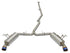 aFe POWER Takeda 16-17 Honda Civic I4-1.5L (t) 2.5-2.25in 304 SS CB Dual-Exit Exhaust Blue Tips