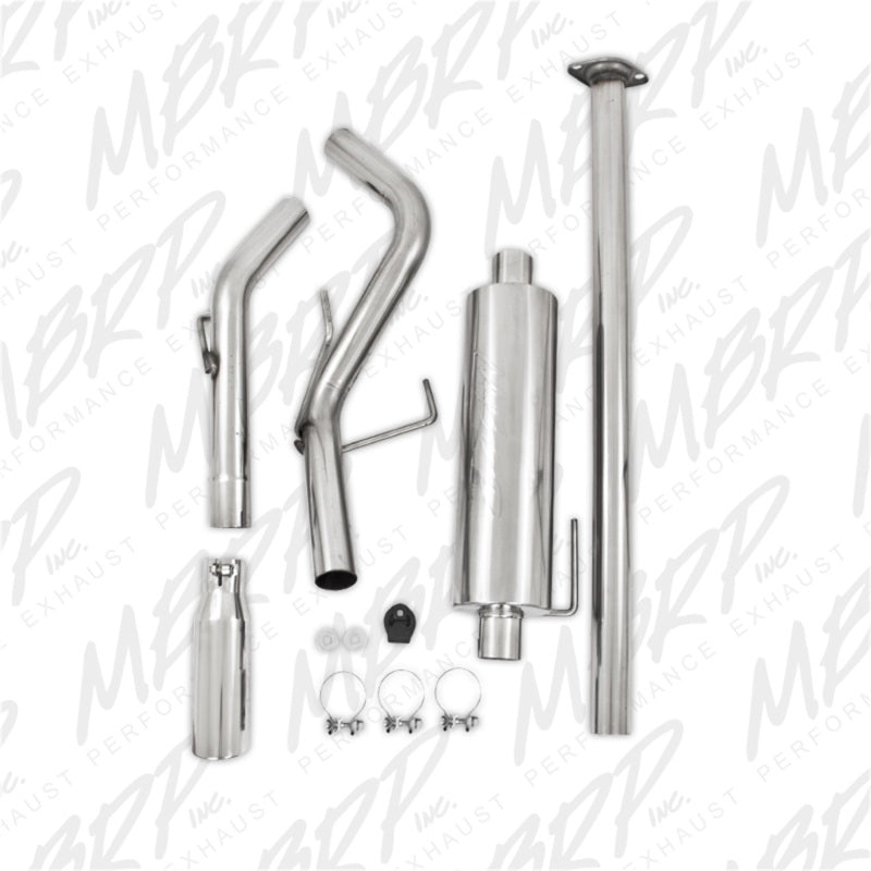 MBRP Exhaust 2.5" Single Exit T409 for 05-13 Toyota Tacoma 4.0L S5326409