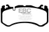 EBC 08-13 Mercedes-Benz C63 AMG (W204) 6.2 Redstuff Front Brake Pads