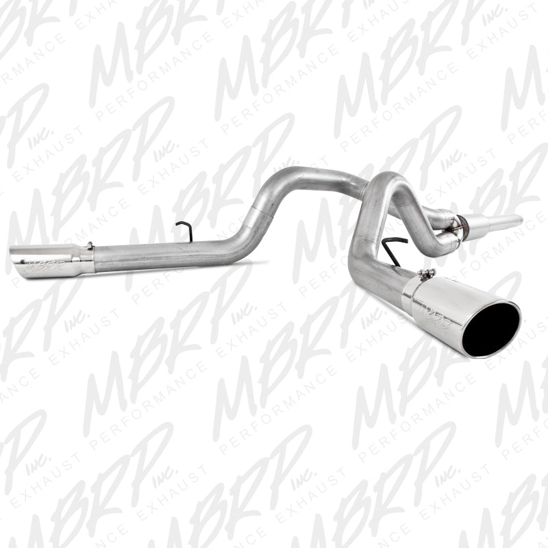 MBRP 4" Cat Back, Dual Split Side AL, 1999-2004 Ford F-250/350 V-10 S5208AL