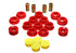 Energy Suspension 02-04 Acura RSX (includes Type S) Red Rear Control Arm Bushing Set