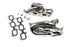 BBK 11-15 Mustang 3.7 V6 Shorty Tuned Length Exhaust Headers - 1-5/8 Silver Ceramic