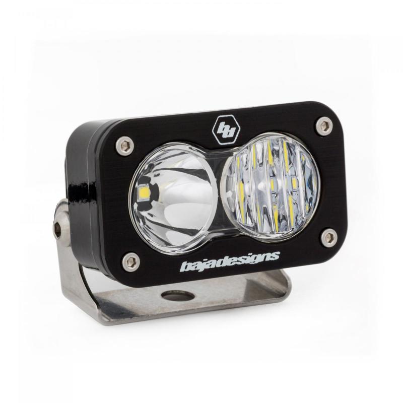 Baja Designs S2 Pro Black LED Light Pod, Driving/Combo Pattern, Clear 480003