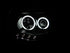 ANZO 2005-2011 Toyota Tacoma Projector Headlights w/ Halo Black