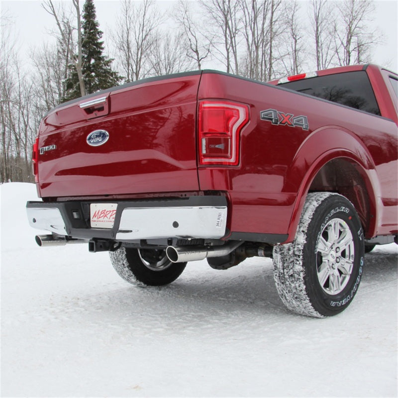 MBRP 2.5" Cat Back Dual Split Rear Exit T409 Exhaust For 15-20 Ford F-150 5.0L - S5258409