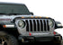 AVS 2018-2019 Jeep Wrangler (JL) Aeroskin Low Profile Hood Shield w/ Lights - Black