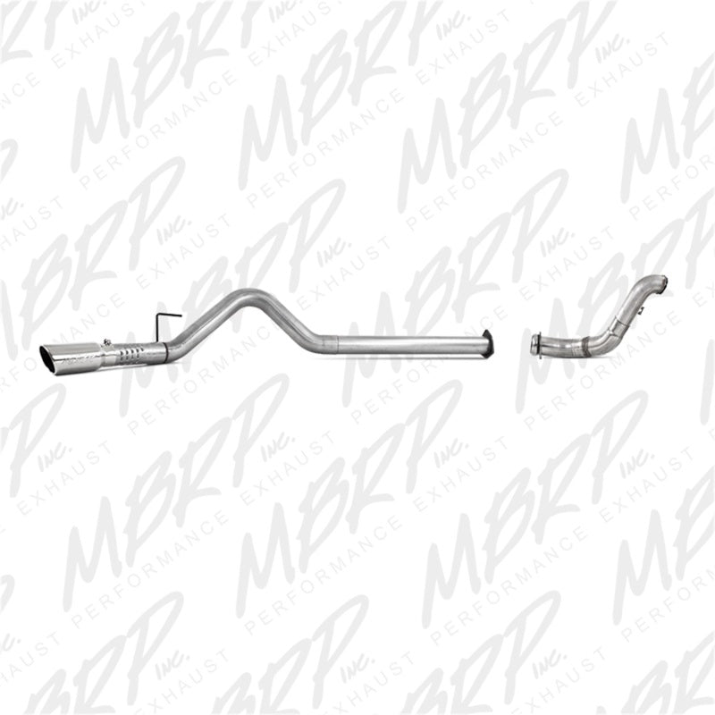 MBRP 4"Filter Back Single Side Exit AL & Down Pipe Exhaust For 11-14Ford 6.7L F-250/350/450 S6284AL