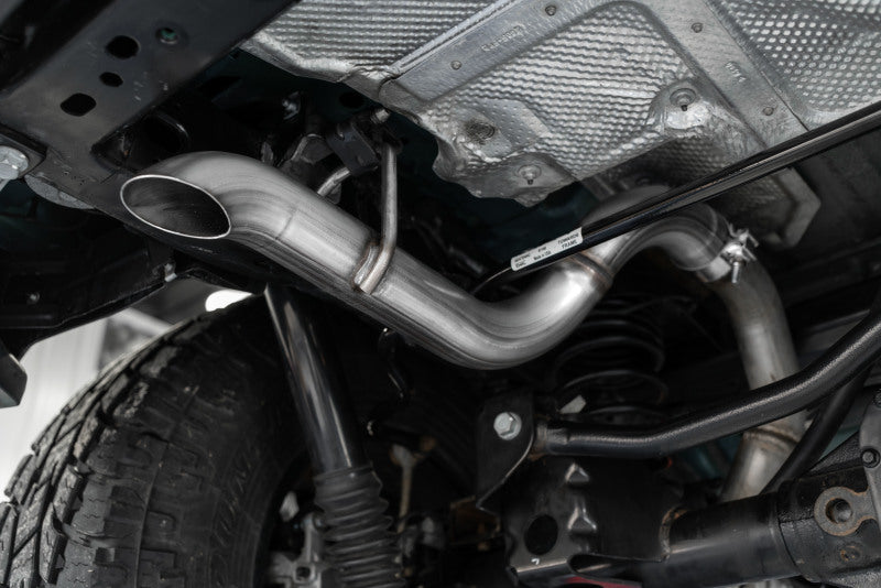 MBRP 4" OD Tip Single Side Exit 3" T304 Cat Back For 2019 Ford Ranger 2.3LEcoboost/Gas - S5227304