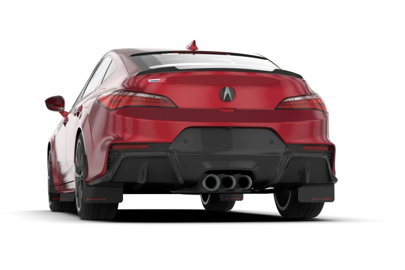 Rally Armor - 23-24 Acura Integra + Integra Type-S Black UR Mud Flap W/Dark Grey Logo (No Drill Req)