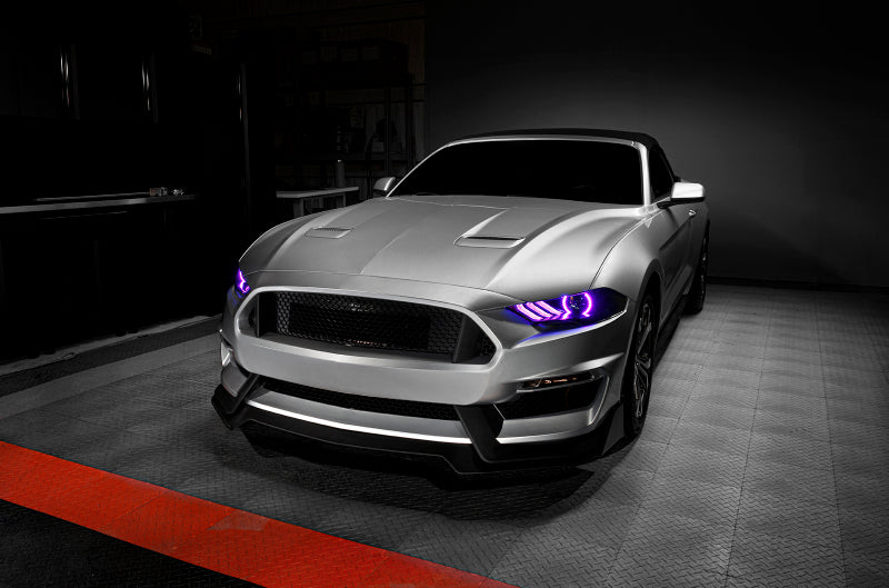 Oracle Lighting Dynamic ColorSHIFT LED Headlights - Black Series for 18-23 Ford Mustang 8204-332