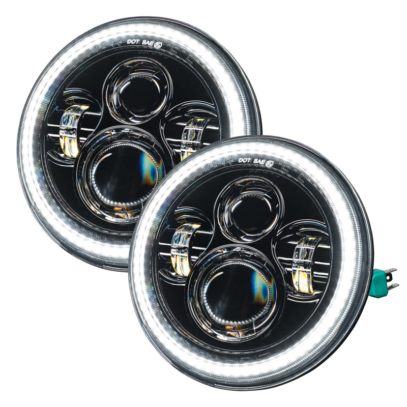 ORACLE Lighting Switchback LED Halo Headlights - Amber/White for 07-18 Jeep Wrangler JK 5769-123