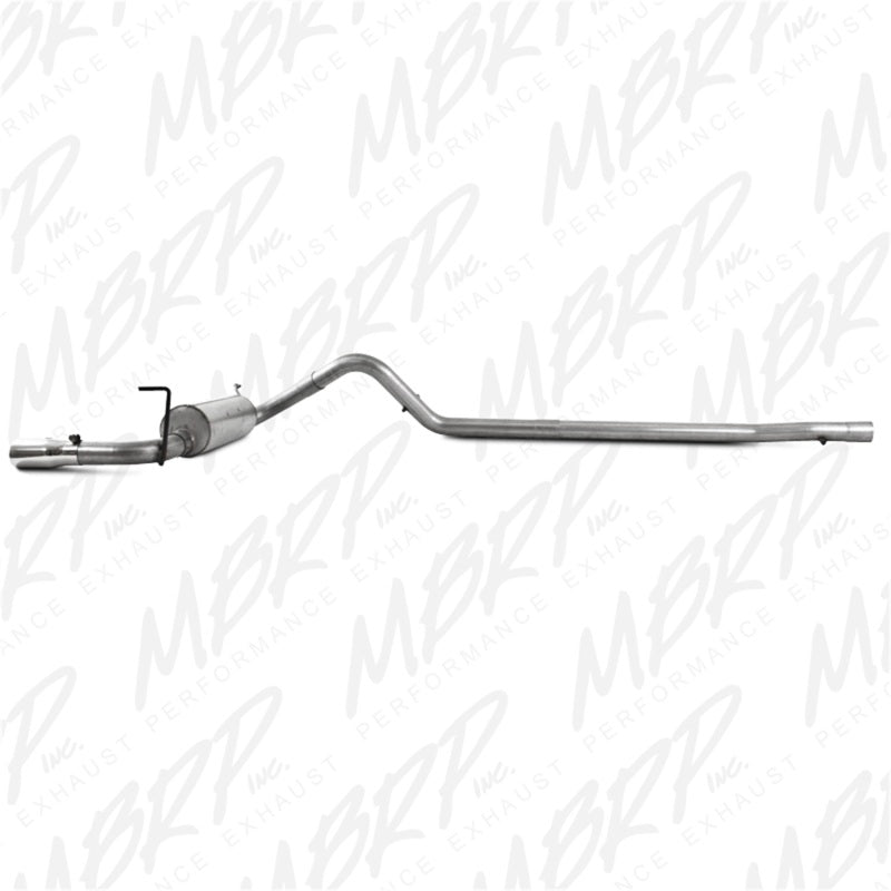 MBRP Single Side AL 2.5" Cat Back For 07-11 Jeep Wrangler 4dr/2dr 3.8L V6 S5502AL