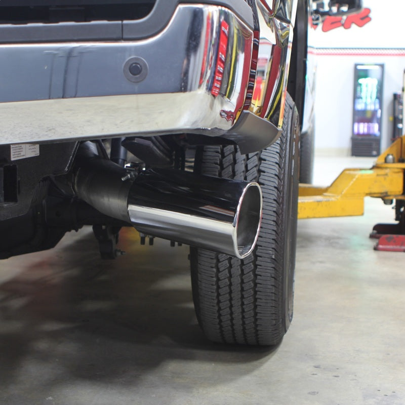 Banks Power Monster Exhaust System - Single Exhaust w/ Chrome Tip for 2017 Ford 6.7L 5" 49795