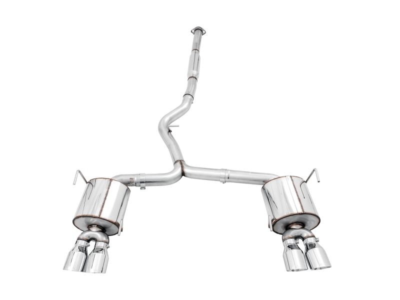 AWE Tuning Touring Edition Exhaust w/ Chrome Silver Quad Tips 102mm for Subaru Sedan 3015-42104