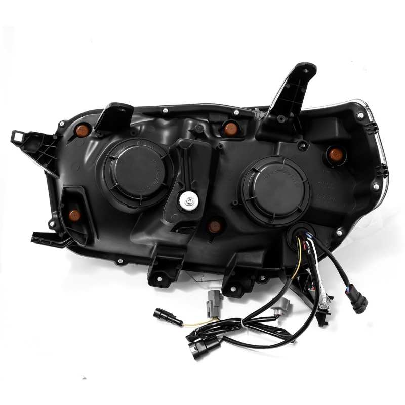 AlphaRex NOVA LED Projector Headlights Plank Style Alpha Black for 10-13 Toyota 4Runner 880758