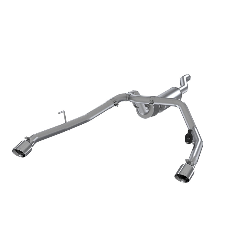 MBRP 2.5" Dual Rear Exit Cat Back AL Exhaust For 20-24 Jeep Gladiator 3.6L - S5538AL